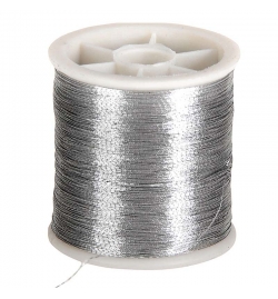 Nylon sewing thread 100m Silver