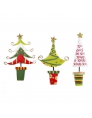 Metallic Christmas Tree 24pcs