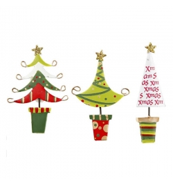 Metallic Christmas Tree 24pcs