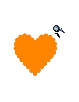 Τρυπητήρι Squeeze Καρδία με Σχεδιο 38mm Fiskars