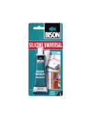 Universal silicone sealant 60ml Transparent - Bison