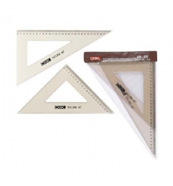 Set of 2 Triangles  45° & 30/60° 21cm COX