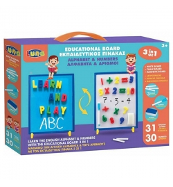 Magnetic Board - Blackboard English Alphabet and Numbers