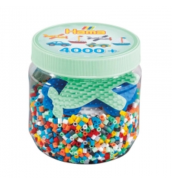 Hama Beads Beads and pegboards in Tub