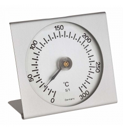 Analogue oven thermometer made of aluminium  - TFA