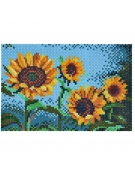 Hama Beads Art - Sunflowers