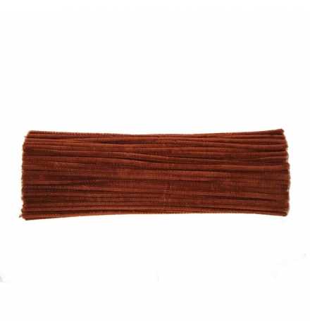 Pipe Cleaners 30cm Brown 48pcs