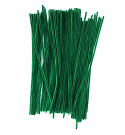 Pipe Cleaners 30cm Green 50pcs