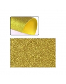 Αφρώδες υλικό (foam) 2mm 40x60cm Χρυσό με Glitter