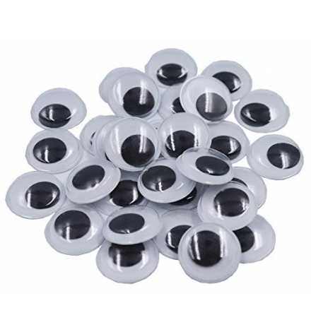 Wiggle Eyes 18mm - 12pcs