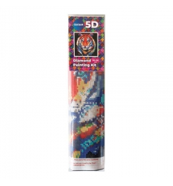 Diamond Mosaic Kit 30x30cm Τίγρης