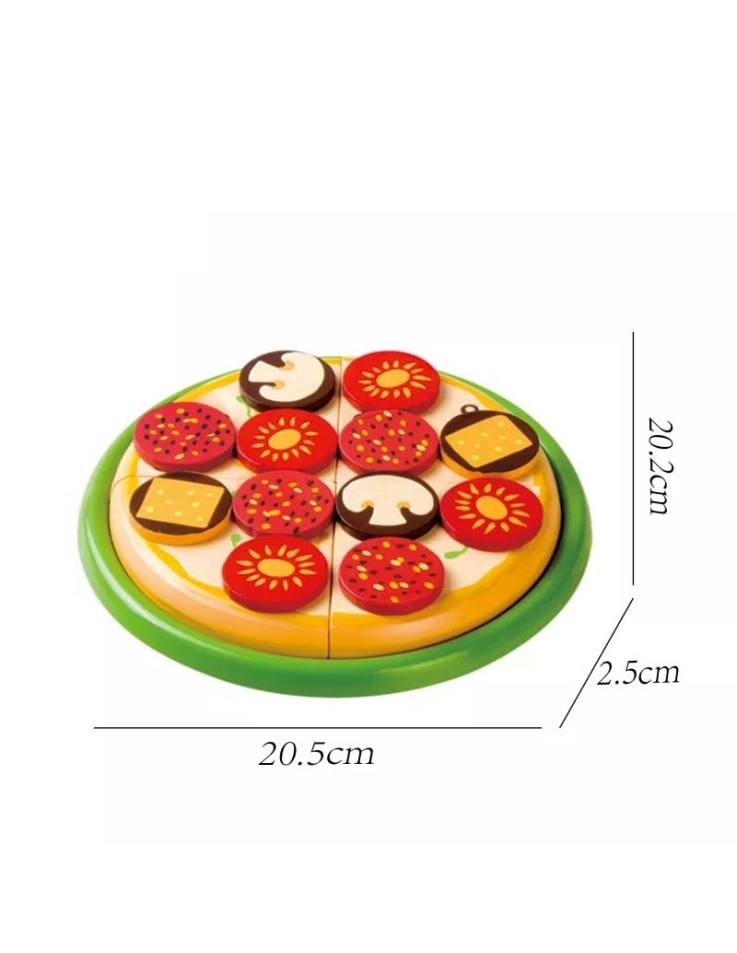 Wooden Pizza Set 18pcs