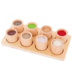 Wooden Sensory Blocks Set 8pcs