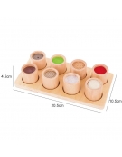 Wooden Sensory Blocks Set 8pcs