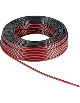 Καλώδιο Ήχου Κόκκινο/Μαύρο 2x0.5mm