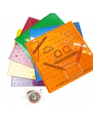 Geoboards 23x23cm Set 6pcs