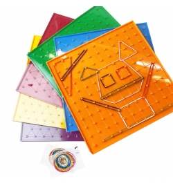 Geoboards 23x23cm Set 6pcs