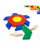 Γεωμετρικά Σχήματα (Pattern Blocks) 250pcs 1cm