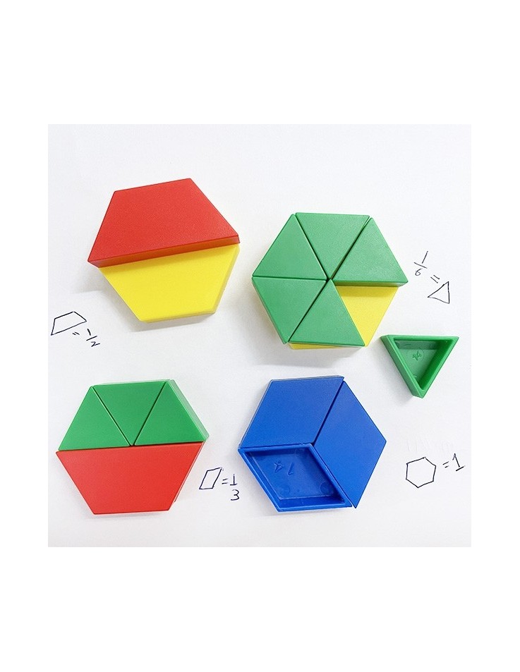Hollow Plastic Pattern Blocks Set 250pcs