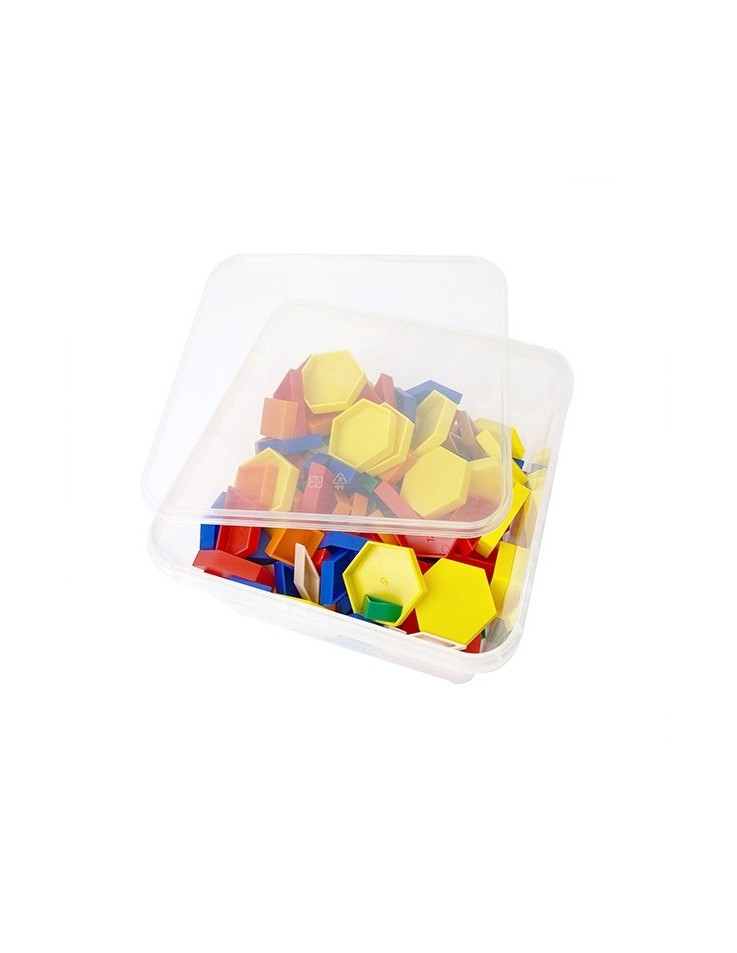 Hollow Plastic Pattern Blocks Set 250pcs