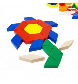 Γεωμετρικά Σχήματα (Pattern Blocks) 250pcs 1cm