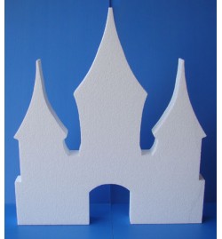 Polystyrene Castle Flat 52x60x5cm