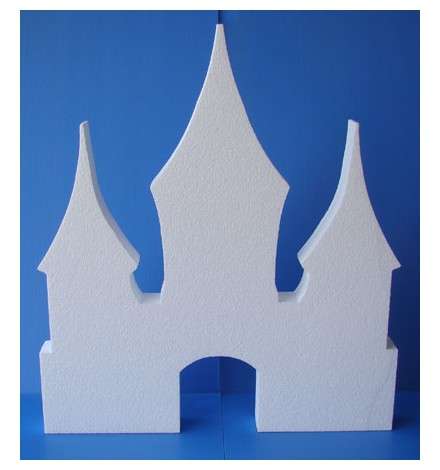 Polystyrene Castle Flat 52x60x5cm