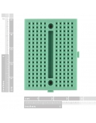 Breadboard - Mini Size 170 Tie Point Green