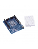 Proto Shield for Arduino UNO with Mini Breadboard