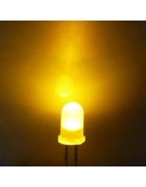 Led 5mm Fog - Κίτρινο (600mcd)