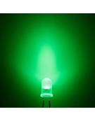 Led 5mm Fog - Green (2000mcd)