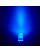 Led 5mm Fog - Blue (1000mcd)