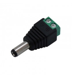 DC Power Plug 5.5 x 2.1mm Barrel with Screw Terminals