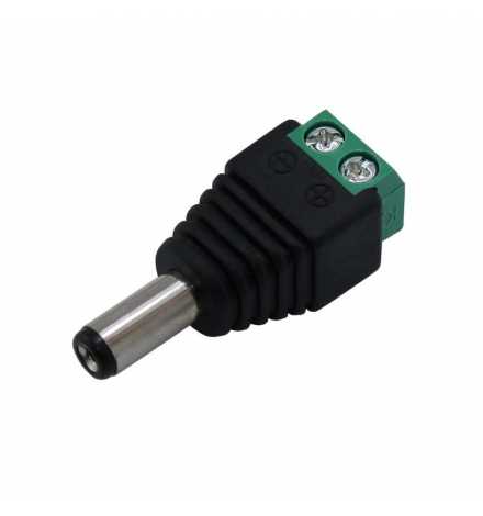 DC Power Plug 5.5 x 2.1mm Barrel with Screw Terminals