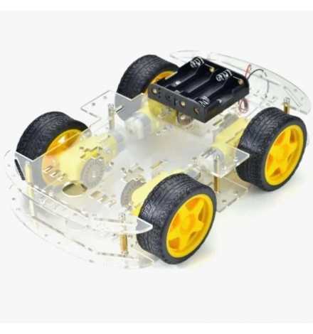 Smart Robot Car Chassis Kit 4WD 2 layers