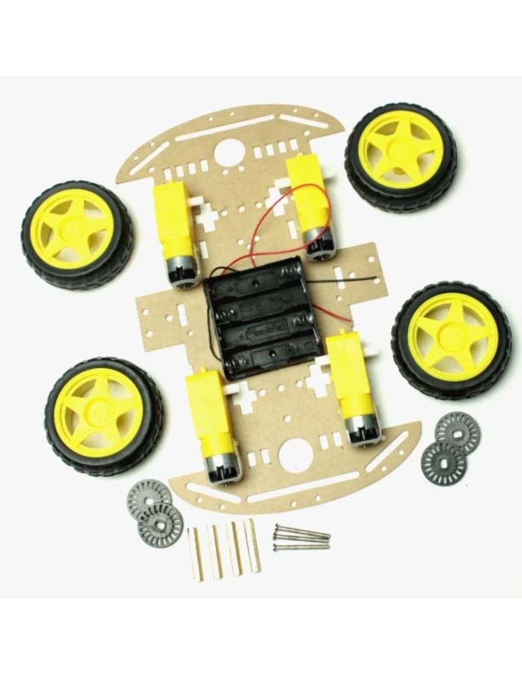 Smart Robot Car Chassis Kit 4WD 2 layers