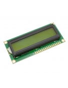 LCD Display 16x2 Yellow Green Backlight