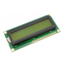 LCD Display 16x2 Yellow Green Backlight