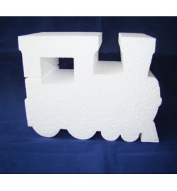 Polystyrene Train 16x21x10cm