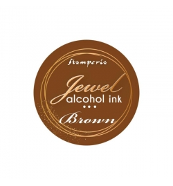 Jewel Alcohol Ink 18 ml Brown - Stamperia