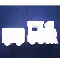 Polystyrene Train 16x21x10cm