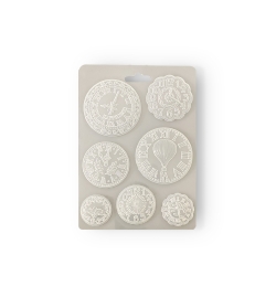 Soft Maxi Mould A5 "Create Happiness Welcome Home, clocks" - Stamperia