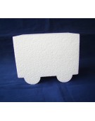 Polystyrene Train Wagon 15x10x10cm