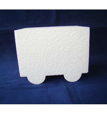 Polystyrene Train Wagon 15x10x10cm