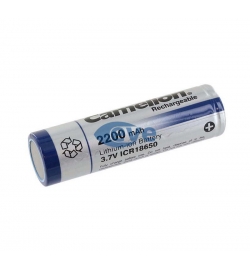 Επαναφορτιζόμενη Μπαταρία 18650 Li-ion 3.7v / 2200mAh