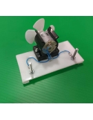 DC Motor with Propeller on base