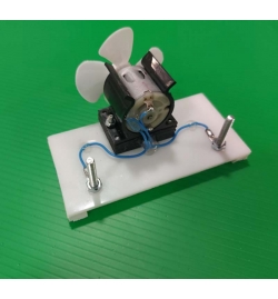DC Motor with Propeller on base