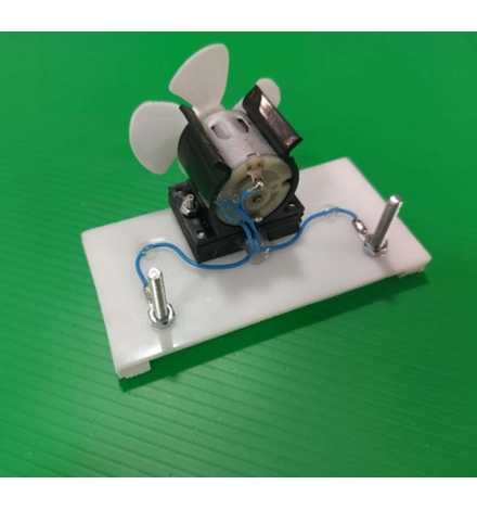 DC Motor with Propeller on base