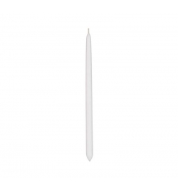 Λαμπάδα 40cm (2cm) - Άσπρο