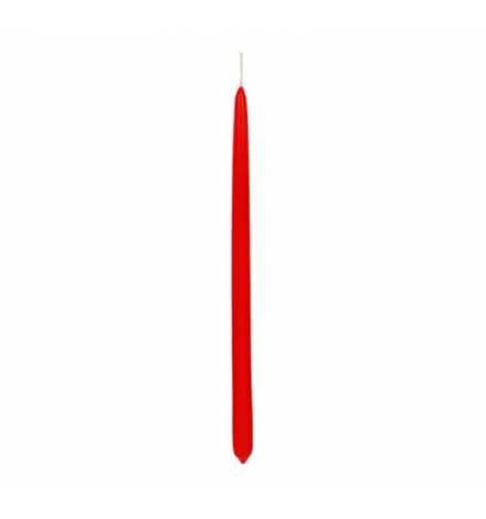 Candle 40cm (2cm) - Red Coral